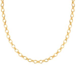 Ribbed Link Chain Necklace in Gold - recommended by Sofia Andersin