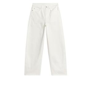 BARREL LEG Non-Stretch Jeans - White - recommended by Sofia Andersin