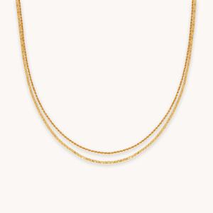 Duo Chain Necklace in Gold - recommended by Sofia Andersin