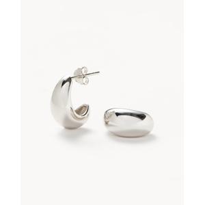Savi Dome Small Hoop Earrings Sterling Silver - recommended by Sofia Andersin