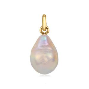 Gold Nura Baroque Pearl Pendant Charm Pearl - recommended by Ciara O'Doherty