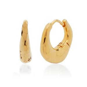 Gold Deia Huggie Earrings - recommended by Alva Sperle