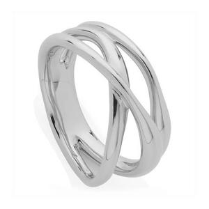 Sterling Silver Nura Cross Over Ring - recommended by Alexandra Petersson (withalexstyle)