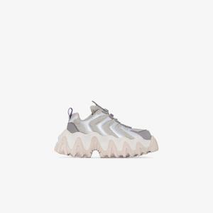 Eytys Womens Grey Halo Chunky Sneakers - recommended by Chriselle  Lim
