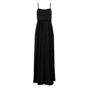 True Decadence Black Satin Pleated Maxi Dress - recommended by Sofia Andersin