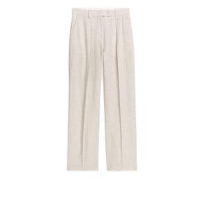 Linen Trousers - Beige - recommended by Lily Clark