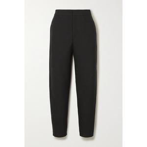Totême - Novara Cropped Drill Straight-leg Pants - Black - recommended by Sofia Andersin