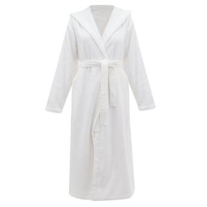 Skin - Hooded Cotton-terry Bathrobe - Womens - White - recommended by Sofia Andersin