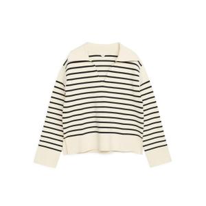 Striped Cotton Jumper - Blue - recommended by Sofia Andersin