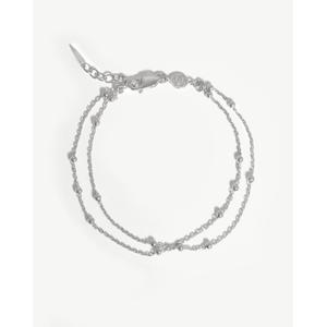Double Chain Bracelet Sterling Silver - recommended by StyledDaily