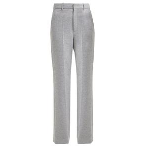 Joseph - Jess High-rise Herringbone Trousers - Womens - Grey - recommended by Sofia Andersin