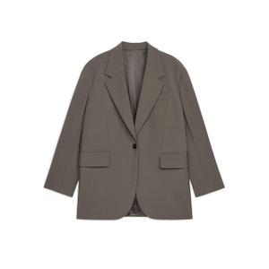 Oversized Twill Blazer - Beige - recommended by Sofia Andersin