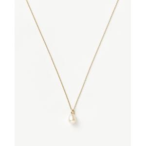 Fine Baroque Pearl Organic Pendant Necklace 14ct Solid Gold/Pearl - recommended by Lyn H. Loves