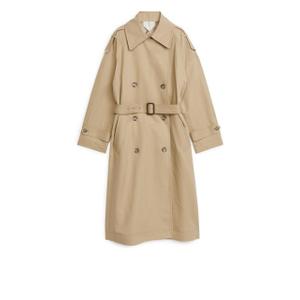 Linen Cotton Trenchcoat - Beige - recommended by Nisi