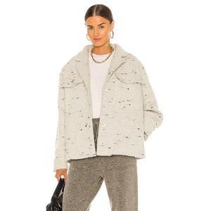 ANINE BING Leon Jacket in White Tweed - recommended by Chriselle  Lim