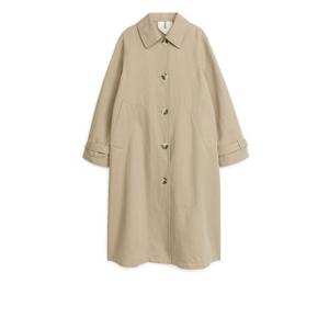 Cotton Linen Coat - Beige - recommended by Robyn Byn