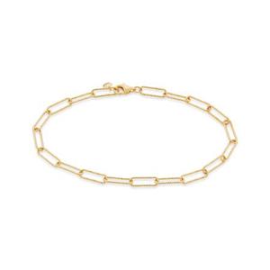 Gold Alta Textured Chain Bracelet - recommended by Emily Canham