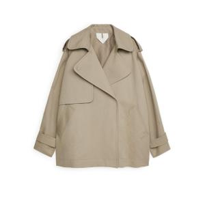 Short Trench Coat - Beige - recommended by Naja Sierra