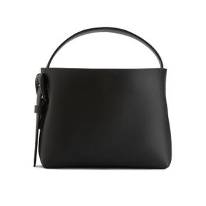 Rigid Leather Crossbody Bag - Black - recommended by Sofia Andersin