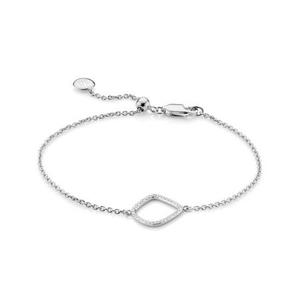 Sterling Silver Riva Diamond Kite Chain Bracelet Diamond - recommended by Ellie May (Petite Elliee)