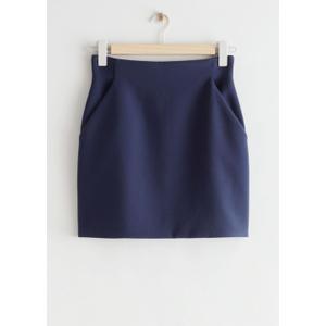 A-Line Mini Skirt - Blue - recommended by Sofia Andersin