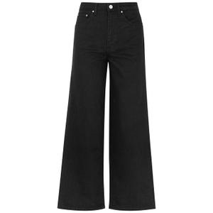 Totême Flair Black Wide-leg Jeans - recommended by Sofia Andersin