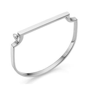 Sterling Silver Signature Thin Bangle - recommended by Ellie May (Petite Elliee)