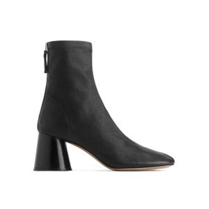 Stretch-Leather Sock Boots - Black - recommended by Sofia Andersin