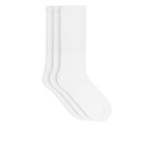 Sporty Cotton Socks - White - recommended by Sofia Andersin