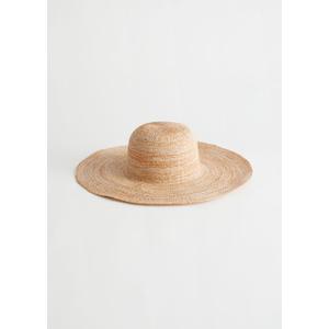 Wide Brim Straw Hat - Orange - recommended by Sofia Andersin