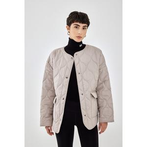 Quilted Coat - Stone / XS - recommended by Thessely Juliet