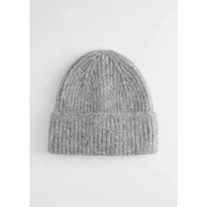 Fuzzy Wool Blend Beanie - Brown - recommended by Sofia Andersin