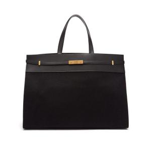 Saint Laurent - Manhattan Large Canvas Tote Bag - Womens - Black - recommended by Sofia Andersin