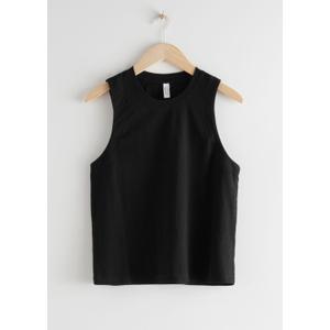Relaxed Tank Top - Black - recommended by Chriselle  Lim