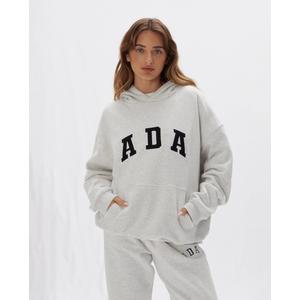 ADA Oversized Hoodie - Light Grey Melange - XS - recommended by Emily Canham