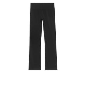 Flared Seamless Leggings - Black - recommended by Nisi