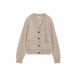 Alpaca & Merino Cardigan - Beige - recommended by Nisi