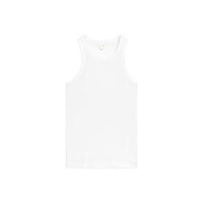 Rib Racer Tank Top - White - recommended by StyledDaily