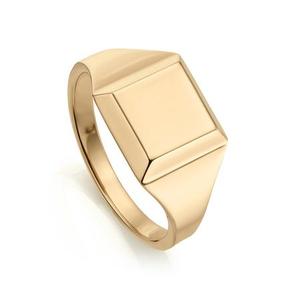Gold Signature Signet Ring - recommended by StyledDaily