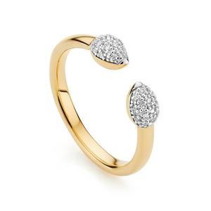 Gold Fiji Bud Stacking Diamond Ring Diamond - recommended by Ellie May (Petite Elliee)