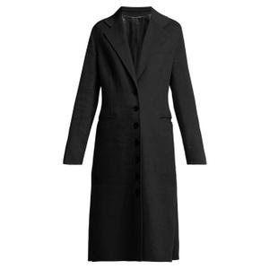 Joseph - Marline Wool Blend Coat - Womens - Black - recommended by Sofia Andersin