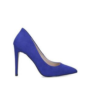 Miss Kg Cayleb - Blue Suedette Stiletto Court Heels - recommended by Sofia Andersin