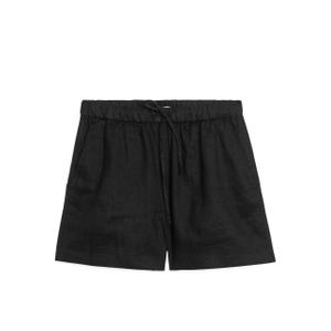 Linen Shorts - Black - recommended by Alice