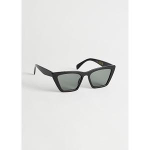 Angular Cat Eye Sunglasses - Black - recommended by Sofia Andersin