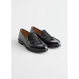 Leather Penny Loafers - Black - recommended by Sofia Andersin