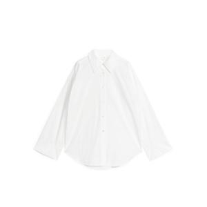 Relaxed Poplin Shirt - White - recommended by Sofia Andersin