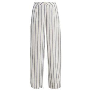 Thierry Colson - Biarritz Spugna Wide-leg Striped Trousers - Womens - Blue Stripe - recommended by Sofia Andersin